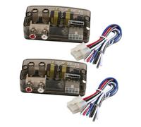 Uonlytech Convertisseur Audio Voiture High à Low avec Fonction de Délai Adaptateur Pratique pour Amplificateur et Amélioration Qualité Sonore