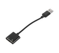 Uonlytech Convertisseur de Cartes Son Adaptateur Audio Câble Audio de la Carte Son de Remplacement Adaptateur de Carte Son USB Adaptateur Casque Alliage d'aluminium Black