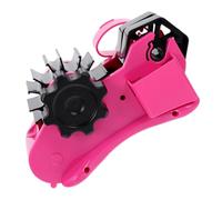 Uonlytech coupe-ruban ruban de masquage outil multifonction dévidoirs de ruban adhésif de bureau support de ruban d'emballage support pour ruban adhésif dispensateurs de bande abdos rose