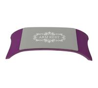 Uonlytech Coussin Bras de Manucure en Abs Pourpre, Repose-mains Pratique et Confortable, Protège du Poussière Lors Formation Nail Art ou Usage Personnel