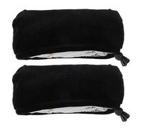 Uonlytech Coussinets De Béquille Confortables Protection D'aisselle Remplaçable En Tissu Et Éponge Noir 1 Paire Pour Jambes Et Pieds Incommodés