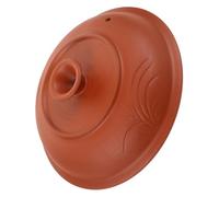 Uonlytech Couvercle Céramique pour Casserole Électrique Matériau Résistant avec Trou de Ventilation Compatible Cocotte et Marmite Accessoire Pratique pour Cuisson Quotidienne