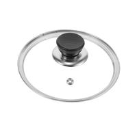 Uonlytech Couvercle De Casserole En Verre Trempé 15 Cm, Diamètre Intérieur 14,7 Cm, Bord Inox Anti-éclaboussures, Poignée Isolée, Cuisine Maison Et Cuisson Vapeur