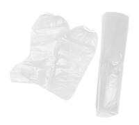Uonlytech Couvre-Chaussures Anti-Saleté Jetables en Polyéthylène 10 Pièces Épaisses Transparentes Maintien Élastique pour Usage Intérieur et Extérieur Couleur Aléatoire