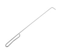 Uonlytech Crochet de Panier de Skimmer en Acier Inoxydable Argenté 51,5x4,5x0,6 Cm Fonction Antidérapante Nettoyage Facile de Piscine