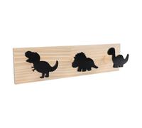 Uonlytech Crochet Mural Dinosaure Bois Design Créatif et Moderne Patère Murale Stable pour Vêtements Serviettes et Accessoires Rangement Chambre et Salle de Bain Décoration Fonctionnelle et