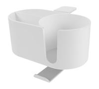 Uonlytech Crochet pour casque de bureau - Porte-gobelet avec crochet pour casque - Organiseur de rangement amovible pour table de jeu ou comptoir