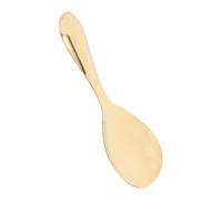 Uonlytech Cuillère de Service Acier Inoxydable Dorée Haute Brillance Cuillère Multifonction pour Riz Salade et Dessert Ustensile de Cuisine Élégant et Résistant