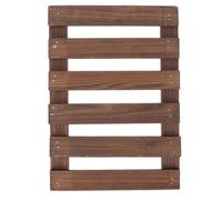 Uonlytech Décoration Murale Ornement Artisanal Rustique Couleur Café à Volets en Bois Style Unique et Ambiance Chaleureuse pour Jardin et Balcon