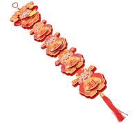 Uonlytech Décoration Suspendue du Nouvel an Chinois Pendentif God of Wealth pour Année du Dragon Ornement Festif Polyvalent pour Maison et Bureau Symbole de Prospérité et Richesse