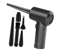 Uonlytech Dépoussiéreur D’air sans Fil Rechargeable pour Ordinateur Portable, Souffleur Puissant Multifonction, Kit De Nettoyage Électronique, Usage Bureautique, Compact Et Léger, Couleur Noire