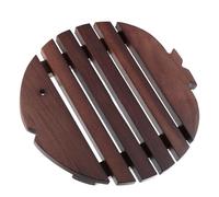 Uonlytech Dessous de Plat Bois Forme Poisson Design Creux Élégant et Antidérapant Plateau Isolant pour Cuisine Petit Format Portable pour Bols et Casseroles