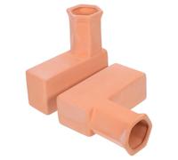 Uonlytech Dispositif D'arrosage Automatique en Terre Cuite Marron pour Plantes D'intérieur, Contrôle Précis de l'eau, pour Balcons et Arrosage Pendant Les Longs Voyages