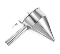 Uonlytech Distributeur de Pâte à Crêpes Inox avec Entonnoir Piston Détachable pour Camping Barbecue Cuisine Extérieure et Pâtisserie