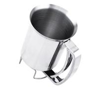 Uonlytech Distributeur de Pâte Inox pour Boulettes de Poulpe et Galettes Entonnoir Doseur Pratique pour Cuisine Familiale Nettoyage Facile et Maniement Confortable