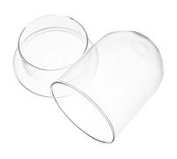 Uonlytech Dôme en Verre Transparent pour Terrarium Support pour Plantes de Bureau, Accessoire Jardinage Intérieur, Contenant Solide et Décoratif