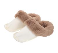 Uonlytech Doublures Amovibles pour Sabots en Peluche Épaisse Gris Marron Taille 44-45 Semelles Intérieures Chauffantes et Respirantes Confort Hivernal pour Chaussures à Trous Semelles