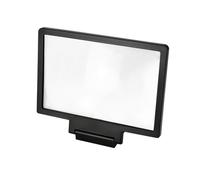 Uonlytech Écran Magnificateur De Smartphone Noir Support Portable Multi- pour Visionnage De Films Et Lecture Compatible avec Tous Téléphones Mobiles