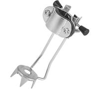 Uonlytech Embout De Béquille Neige Crampon Antidérapant en Acier Inoxydable pour Canne De Marche Fixation avec 2 Vis pour Randonnée sur Glace Et Terrain Glissant