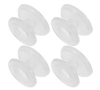 Uonlytech Enrouleur de Cordon de Rideau (Lot de 4) : Solution Gain de Place pour Ranger Les Cordons Rideaux - Organisateur Simple pour Stores et Rideaux - Installation Facile