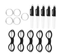 Uonlytech Ensemble de 15 Ciseaux Pliants et Stylos d'Infirmière Mini Ciseaux de Sécurité Ergonomiques Fournitures Pratiques pour Infirmières Accessoires de Bureau pour École et Maison