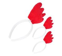 Uonlytech Ensemble de 3 accessoires de costume animal : serre-tête peigne coq pour cosplay, idéal pour Halloween, l'école, les spectacles, Noël et Pâques.