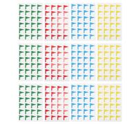 Uonlytech Ensemble D'étiquettes Autocollantes de Drapeau pour Marquage de Cartes et Activités D'apprentissage, Matériau Pvc Coloré, Outil Éducatif pour Garçon et Filles Couleur Aléatoire