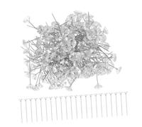 Uonlytech Épingles à Bouquet Forme de Diamant Accessoires Mariage pour Cheveux de Mariée Pins pour Bricolage Floral Bijoux et Décoration de Fleurs Fixation Précise et Durable