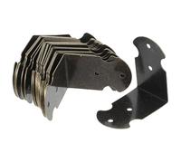 Uonlytech Équerres d'angle de boîtes vintage 20 pcs en fer, pratiques et décoratives, pour boîtes en bois, coffres et meubles
