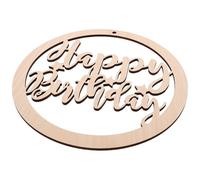 Uonlytech Étiquette Décorative D'anniversaire en Plastique Kaki Chic, Panneau Mural Suspendu Pratique pour Décor de Fête D'anniversaire