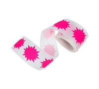 Uonlytech Étiquettes Adhésives Fluorescentes pour Étiquetage DIY Autocollants Amovibles pour Prix Noms et Détails pour Magasins et Artisanat