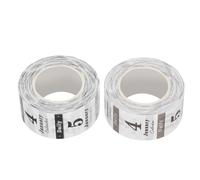 Uonlytech Étiquettes Autocollantes de Dates 365 Jours en Papier Washi Blanc et Noir - 2 Rouleaux pour Calendrier Perpétuel Organisation Annuelle Bureau et Agenda Indicateurs de Date