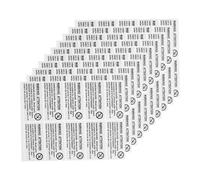 Uonlytech Étiquettes D'Avertissement D'Étouffement Auto-Adhésives 200 Pièces 1.97X0.98In Étiquettes De Sécurité Pour Jouets Et Emballage Interdit Aux Enfants Moins De 3 Ans