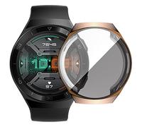 Uonlytech Étui de Montre TPU Plaqué Or Rose Compatible, Protection Intégrale Écran, Coque Souple Anti-poussière pour Montre Connectée, Léger et Précis