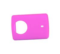 Uonlytech Étui de Protection pour Caméra Action Yi Silicone avec Capuchons Rose Anti-Rayures Anti-poussière pour Objectif