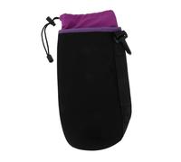 Uonlytech Étui Étanche pour Objectif D'appareil Photo en Néoprène Noir Protection L'humidité et Chocs, Boucle Ceinture et Clip Pivotant pour Usage Extérieur