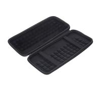 Uonlytech Étui pour Clavier Mécanique Pochette De Rangement pour Clavier en Cuir Robuste avec Fermeture À Glissière Noir