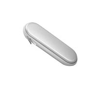 Uonlytech Étui Rigide de Rangement pour Stylet Compatible Protection Antichoc avec Mousse Amovible et Poche Filet Blanc