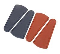 Uonlytech Étuis en Cuir Légers pour Ciseaux à Sourcils 4 Pièces, Protection Pratique et Compacte pour Paquet à Outil ou Pochette Outillage