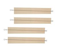 Uonlytech Fermeture de joint chauffant Bande chauffante pour machine à sceller Élément chauffant de scelleuse de 400 mm Lot de 4 pièces facile à remplacer Couleur Aléatoire