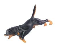 Uonlytech Figurine Chien Rottweiler Réaliste pour Garçon Et Filles, Modèle Plastique Solide, Décoration Intérieure, Ornement Éducatif Animal, Présent Garçon Fille, Collection Unique