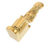 Uonlytech Figurine De Sphinx Artisanale en Résine Dorée, Décoration De Bureau Compacte, Ornement Égyptien Vintage pour Maison Et Photographie, Présent Collection pour Amateurs D'antiquités