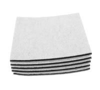 Uonlytech Filtres de Rechange pour Aspirateur Lot de 5 150 X 150 Mm Coton 3 Couches Filtre Moteur Nettoyage et Réutilisation Protection pour Famille