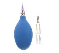 Uonlytech Flacon Applicateur Souple en Plastique Bleu pour Poterie Argile, Outil Précis pour Émaillage Céramique, Embout Fin Multifonctionnel pour Travaux de Décoration Artisanale