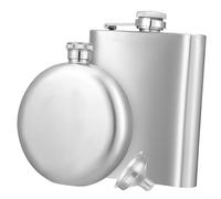 Uonlytech Flasque Acier Inoxydable Pour Petite Flasque à Hanche Avec Entonnoir Contenants Cachés Pour Whisky Et Camping