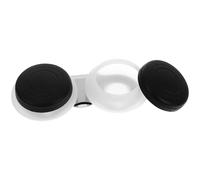 Uonlytech Godet à Palette Double pour Peinture à L'huile avec Couvercle, Pot Mélangeur de Pigments en Plastique, Tasse Palette Portable Grosse Capacité, Nettoyant Pinceaux pour Artistes