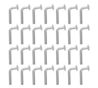 Uonlytech Goupilles de Sécurité Galvanisées M5 Diamètre 5 MM - Lot de 100 Clips pour Rayonnages à Palettes Boulons Robustes Anticorrosion pour Étagères Industrielles et Entrepôts