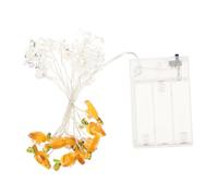 Uonlytech Guirlande Lumineuse à Piles LED Lampes Forme Lapin et Carotte Décoration de Scène de Pâques Éclairage Intérieur et Extérieur Ornement Festif Simple et Compact