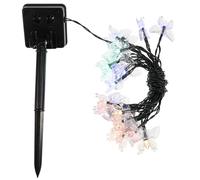 Uonlytech Guirlande Lumineuse Solaire LED 48 M 20 Ampoules Colorées Lanterne Solaire Suspendue pour Décoration de Noël Jardin et Mariage Éclairage Extérieur Écologique