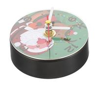 Uonlytech Horloge Murale Magnétique De Noël Silencieuse Plastifiée, Décorative Fixation Aimantée, Chambre Et Salon, Horloge Murale à Piles, Design 3D sans Bruit, Modèle